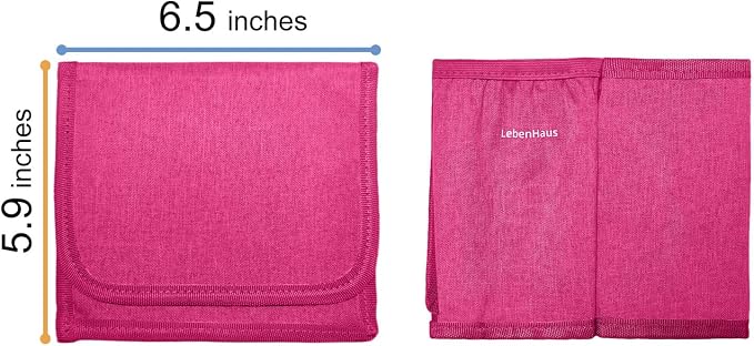 2 in 1 Luggage Cup Holder for Suitcase Airplane Drink Carrier Travel (Pink) | airplane cup holder|washable material|portable|for stanley cup|Hands Free|Coffee Beverage Organizer Gifts for Travelers - Image 6