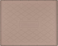 URMONA 25" x 22" Waterproof Silicone Mat in Multiple Sizes & Colors, Under Sink Mat for Kitchen & Bathroom, Pet Food Pad for Dogs & Cats, Kitchen Cabinet Liner, Multi-Purpose for Storage(Khaki) by URMONA