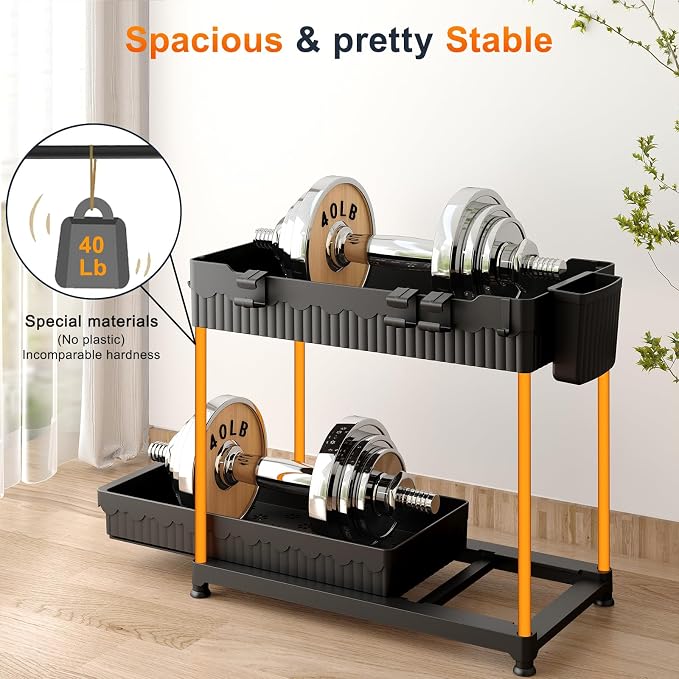 4-Pack 2-Tier Under Sink Organizer with Pull Out Drawers | Multi-use kitchen & bathroom storage. Includes hanging hooks and cups. Black, space-saving cabinet design. - Image 7