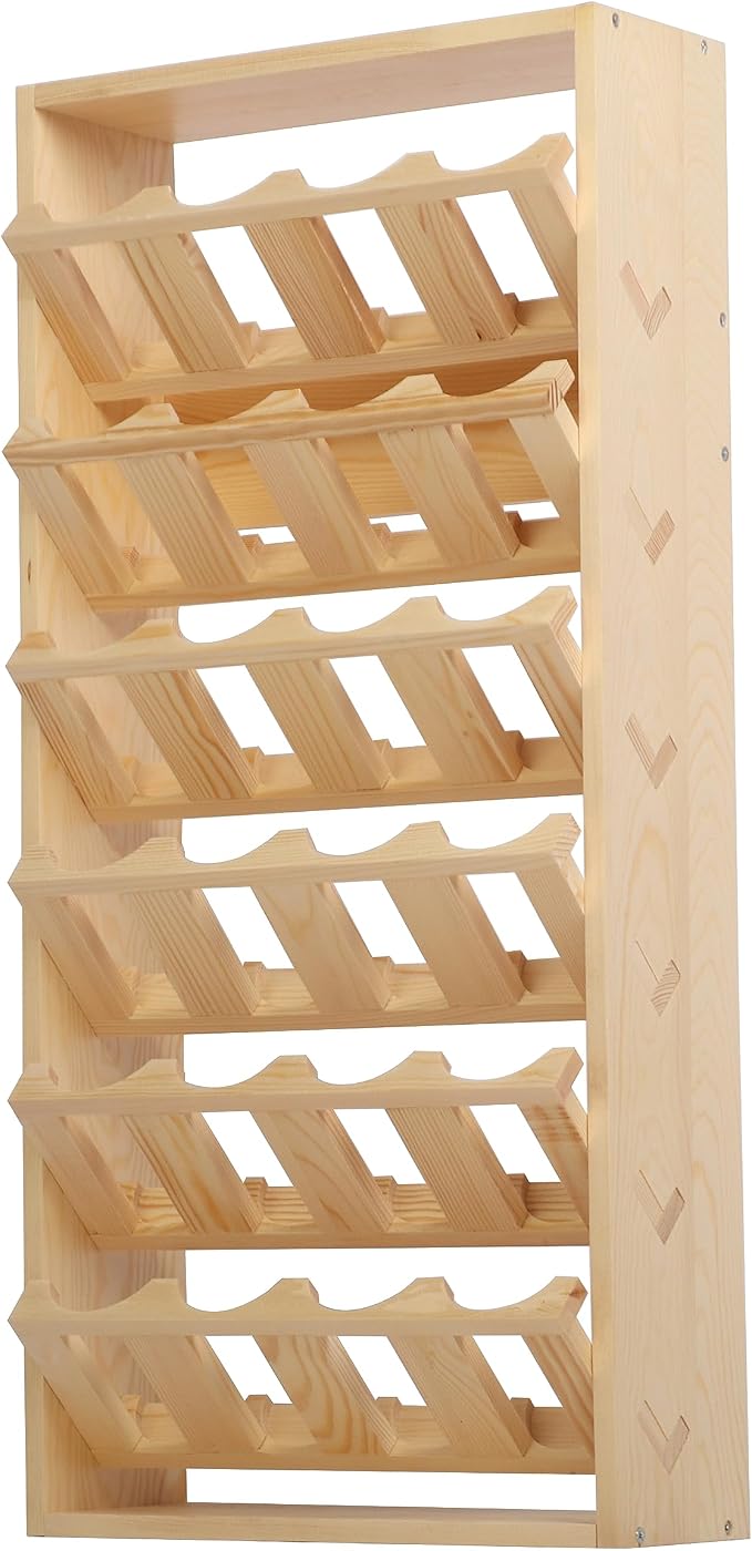 MYOYAY 6-Tier 24 Holes Spray Paint Can Rack, Wall Mount Storage Holder | Spray Bottle Organizer for Garage, Workshop & Craft Room, Space-Saving Paint Can Storage Rack with Easy Access Display - Image 6