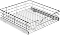 HOLDN’ STORAGE Pull Out Cabinet Organizer, Pantry Drawer, 26"W x 21"D x 5"H | Heavy-Duty Full-Extension, Roll Out Shelf for Pots, Pans & Under Sink Storage, Chrome, Require a 27.25"W Cabinet Opening by HOLDN%E2%80%99STORAGE