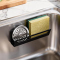 Epicano Sponge Holder for Kitchen Sink | with Suction Cups & Adhesive Hook, Rustproof, Space-Saving Wall Hanging, Stainless Steel, For Sponge, Dish Cloth, Brush by Epicano