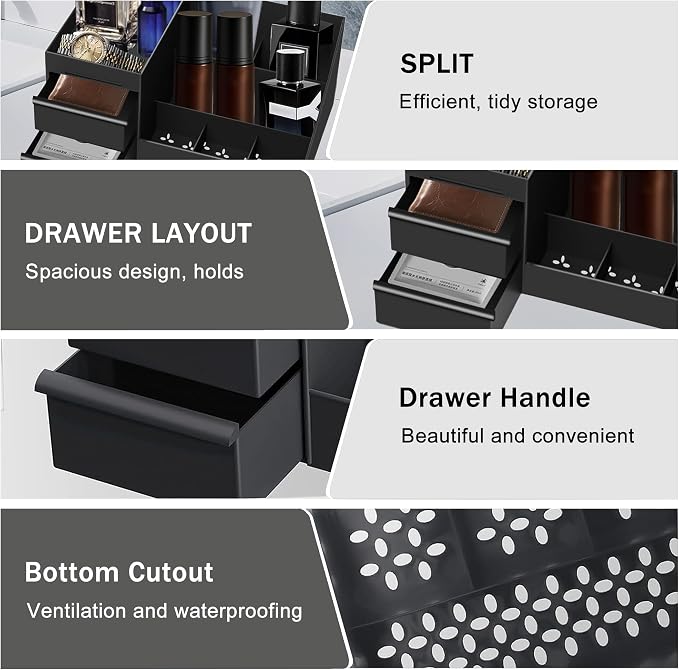 Mens Organizer,Cologne Organizer for Men,Perfumes Organizers | Cologne Stand,Perfume Stand,Organizador de Perfume,Bathroom Countertop Storage Shelf for Bathroom Counter,Easter Gift for Men - Image 5