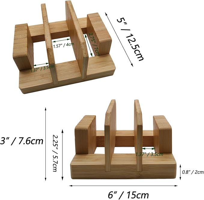 Bamboo Cutting Chopping Board Holder Stand Pot Lid Organizer | Small Cutting Board Rack for Countertop, Tabletop Knife Holder for Kitchen - Image 6