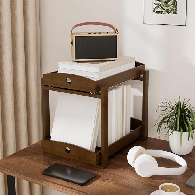 Bamboo Under Sink Organizer 2 Tier Pull Out Cabinet Storage Drawer - Image 7
