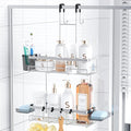 Aitatty Over the Door Hanging Shower Caddy: No Drill Rustproof Shower Rack | Includes Hooks & Soap Holders for Shampoo, Conditioner and Bathroom Essentials, Anti-Slip Design for Any Shower Room by Aitatty
