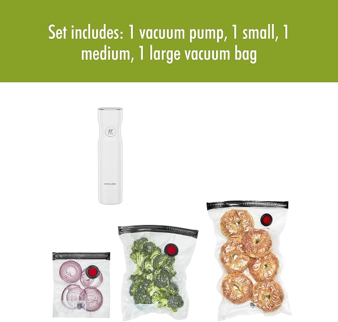 ZWILLING Fresh & Save 4-pc Vacuum Sealer Bag Starter Set - Image 12