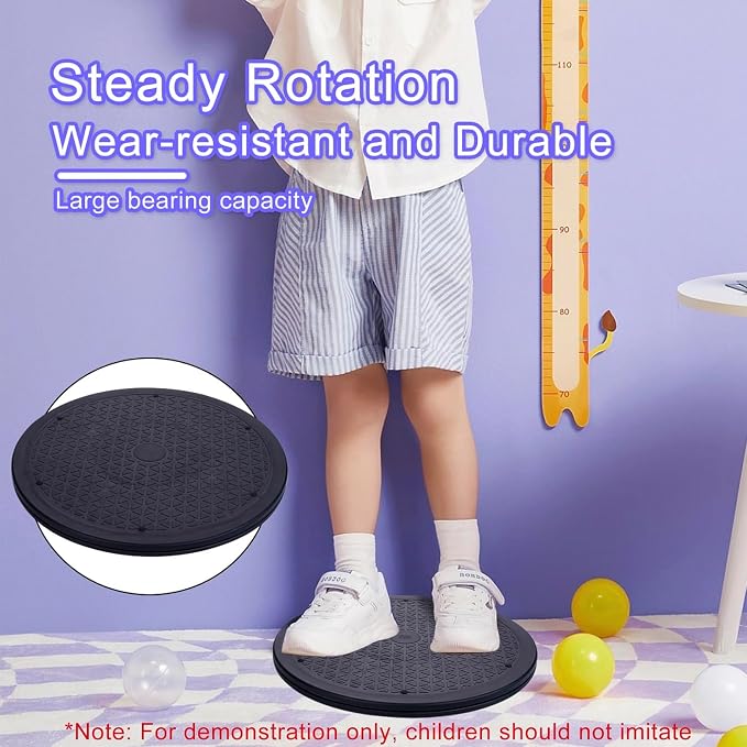 Eichzer 12 Inch Lazy Susan Turntable Organizer, Heavy Duty Swivel Stand | Steel Ball Bearings, 360 Degree Smooth Rotation, Multi Use for Model, Plants, Crafts, TV, Monitor & Laptop Display - Image 9