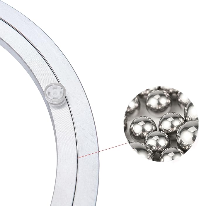 Aluminum Heavy Duty Lazy Susan Rotating Turntable Bearing Swivel Plate Hardware for Dining-Table (14 inch) - Image 2