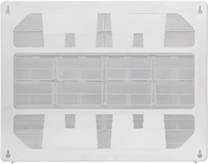 Akro-Mils 24-Drawer Plastic Storage Cabinet, 20" W x 6" D x 16" H, White | Plastic Cabinet w/ Drawers for Garage Organization, Beads, Building Bricks Storage, Teacher Toolbox, Makeup Organizer, 10124 - Image 10