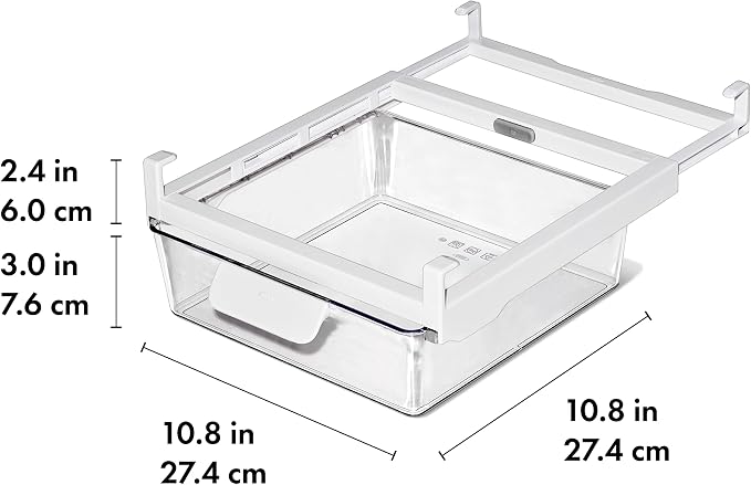 OXO Good Grips Fridge Undershelf Drawer 10 in - for Deli Meat, Cheese, Produce and More - Image 2