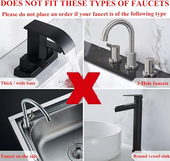 YATOISUR Sink Splash Guard 14.4” x 5.4” - Sink Faucet Mat with Faucet Water Catcher Mat & Soap Dish & Sponge Holder 3 in 1 - Silicone Faucet Handle Drip Catcher Tray for Kitchen RV & Bar Faucet, Grey - Image 4