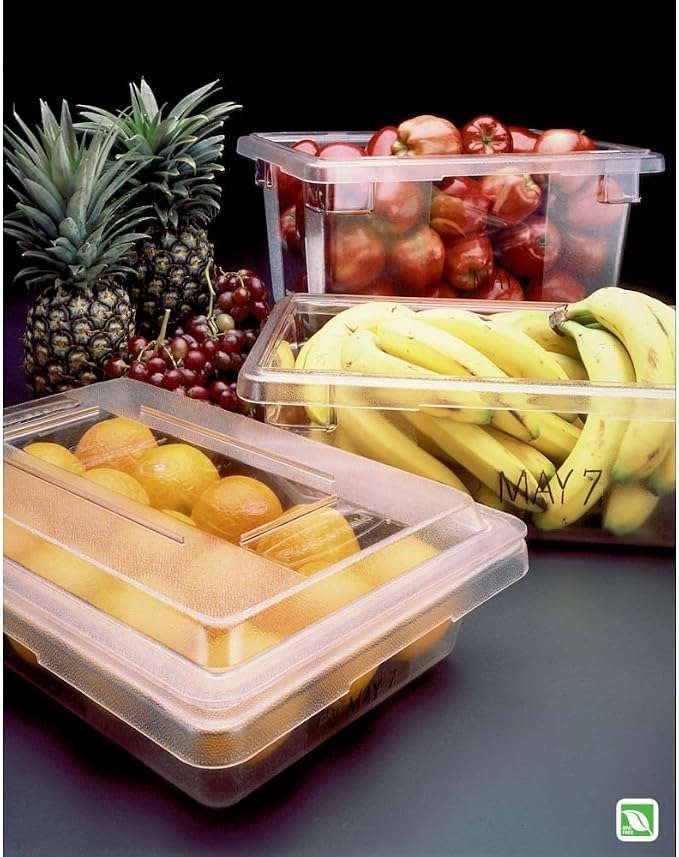 Rubbermaid Commercial Products-Food Storage Box/Tote, 21.5 Gallon, Clear, for Restaurant/Kitchen/Cafeteria - Image 2