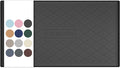 URMONA 40" x 22" Waterproof Silicone Mat in Multiple Sizes & Colors, Under Sink Mat for Kitchen & Bathroom, Pet Food Pad for Dogs & Cats, Kitchen Cabinet Liner, Multi-Purpose for Storage(Black) by URMONA