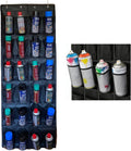 Spray Paint Can Holder Storage Rack,Wall Mounted Metal Paint Bottle Organizer,24 Can aerosol can holder,for Garage and Craft Workroom Bottle Organizer, Wall Mount Aerosol Holder by Unknown