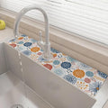 24" X 5.5" Kitchen Sink Splash Guard Faucet Mat Mandala Super Absorbent Fast Drying Faucet Guard & Draining Mat Sink Splash Guard Behind Faucet for Kitchen, Bathroom by Unknown