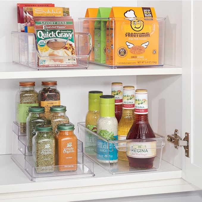 iDesign Linus Plastic Fridge and Freezer Storage Organizer Bin with Handle, Clear Container for Food, Drinks, Produce Organization, BPA-Free , 11.5" x 6" x 3.5", Clear | With Handle, BPA-Free, For Food, Drinks, Produce, Freezer Compatible - Image 6