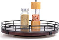 BAMBOO LAND- Lazy Susan Turntable Organizer, 13" Walnut, Lazy Susan for Table Top by BAMBOOLAND