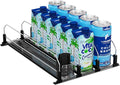 Puricon Drink Organizer for Fridge, Soda Can Organizer -3 Rows, Black | Self-Pushing Spring-Loaded Drink Dispenser for Refrigerator, Holds Soda, Beer & Water Bottles Neatly in Rows by Puricon