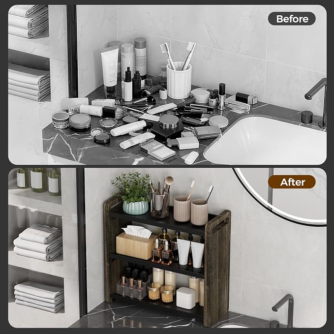 Bathroom Counter Organizer, Bathroom Sink Organizer, Vanity Shelf | Bathroom Organizers and Storage, Bathroom Countertop Organizer, Counter Shelf, Cologne Stand, Perfume Stand, Bathroom Decor - Image 4