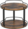 LAMU 12'' Wood Lazy Susan Turntable Organizer for Cabinet, 2 Tier Lazy Susan Spice Rack Organizer for Kitchen, Table Top, Countertop, Pantry, Bathroom by YourHome-OrganizationHelper