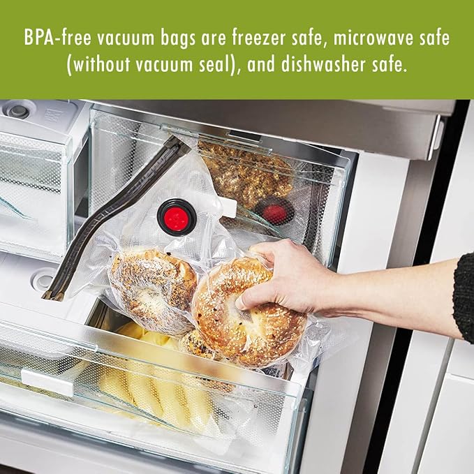 MATERIALS: BPA- free, vacuum bag: plastic (bag, zipper), silicone valve - Image 8
