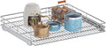 Pull Out Cabinet Organizer, 31.5" W x 21.5" D, Heavy Duty Chrome Slide Out Shelf for Wide Base Cabinets, Sliding Wire Basket Drawer for Pots, Pans, Appliances & Pantry Storage by Unknown