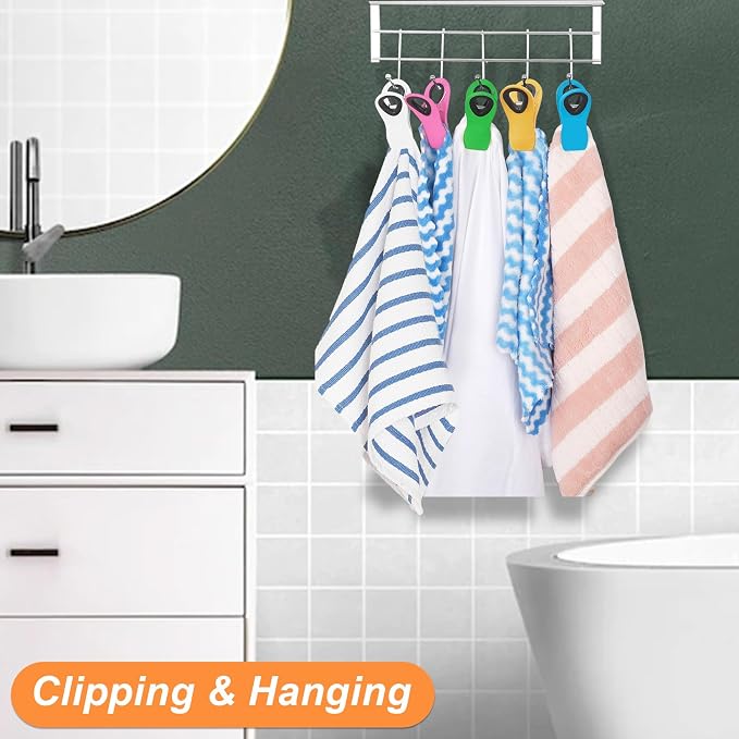 JETMORE 30 Pack Chip Clips Magnetic, Multicolor Food Clips for Bags, Office | Bulk color assortment supports home, office and events, bag clips close snacks, while magnetic chip clips keep notes visible - Image 6