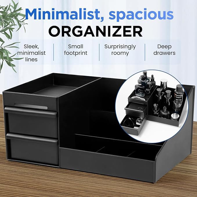 EXIN DECHEN Cologne Organizer for Men, Cologne Stand, Room Decor for Men | Perfume Organizer, Bathroom Organizer, Bathroom Sink Organizer, Dresser Organizer, Mens Essentials, Birthday Gifts for Men - Image 3