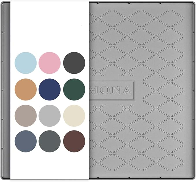 URMONA 22" x 19" Waterproof Silicone Mat in Multiple Sizes & Colors, Under Sink Mat for Kitchen & Bathroom, Pet Food Pad for Dogs & Cats, Kitchen Cabinet Liner, Multi-Purpose for Storage(Light Grey) by URMONA