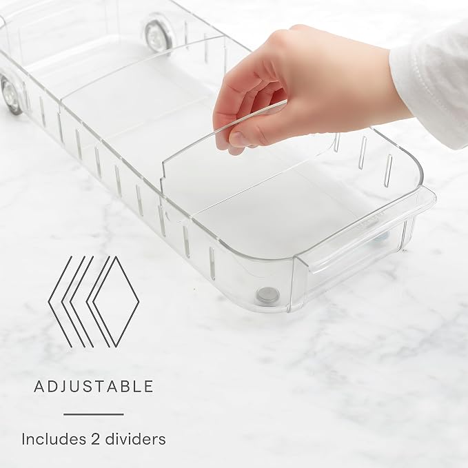 YouCopia RollOut Fridge Caddy, 6" Wide - Image 2