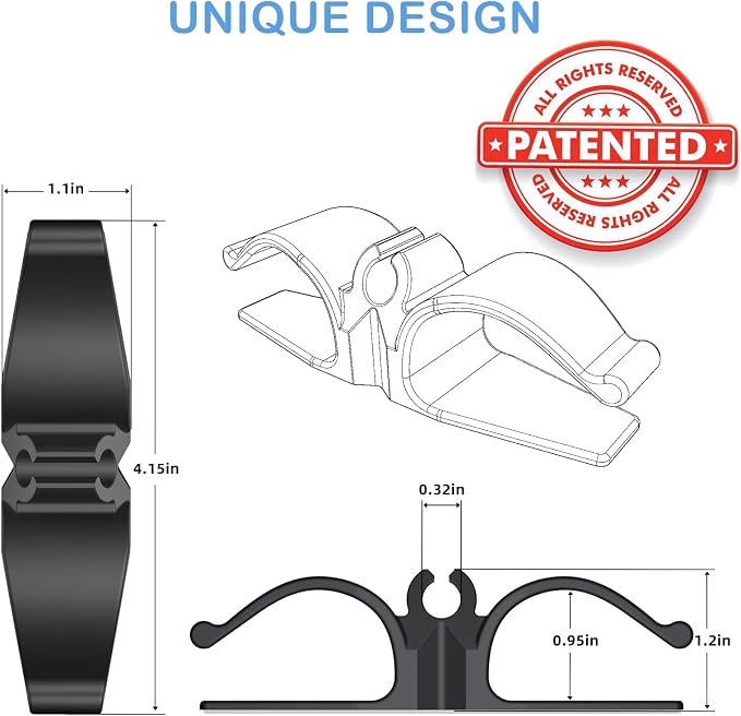 Lancord Cord Organizer for Appliances, 8 Pack Appliance Cord Organizer | Upgraded Kitchen Appliance Cord Organizer Stick On Cord Wrap Cord Holder for Appliances Mixer, Coffee Maker, Pressure Cooker - Image 4