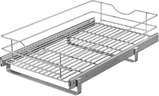 Pull Out Cabinet Organizer, (17½"W x 20" D), Soft Close Pull Out Cabient Drawer, Slide Out Drawer for Kitchen Base Cabinet, Pot and Pan Organization, Pantry Organizers - Image 8
