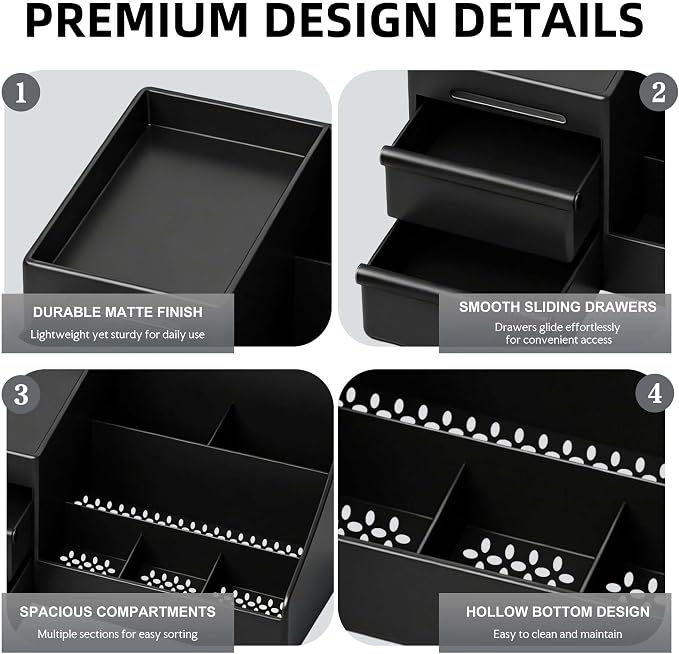 Extra Large Mens Cologne Organizer,Cologne Stand,Cologne Organizer for Men | Dresser Organizer,Perfume Stand,Organizador de Perfumes, Men Bathroom Organizer,Mens Bedroom Essentials for Gifts - Image 5