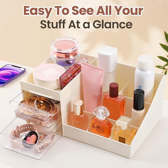 EXIN DECHEN Cologne Organizer for Men, Cologne Stand, Room Decor for Men | Perfume Organizer,Bathroom Organizer,Dresser Organizer,Cologne Stand for Men,Mens Essentials,Birthday Gifts for Men - Image 4