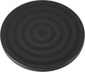 ZZRANYE 8 Inch Heavy Duty Rotating Swivel Stand - 360 Degree Rotating Lazy Susan Base with Steel Ball Bearings for Model Base/Rotating Plants/Crafts Stand Monitor/TV/Monitors/Potted Plants, Black by ZZRANYE