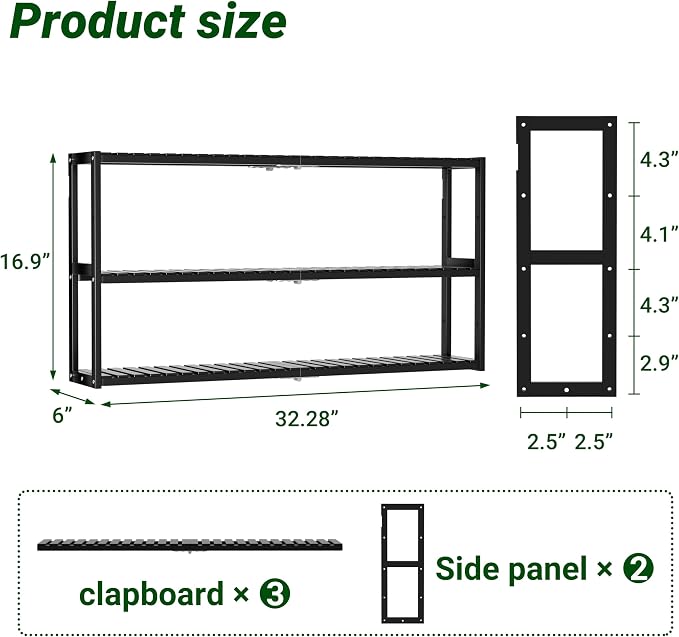 Extra Long Bathroom Organizer Storage Shelves 100% Bamboo Adjustable Height Over The Toilet Storage Floating Shelf for Wall Shower Shelf Can Placed in The Bathroom Kitchen Living Room for Multi Usage - Image 2