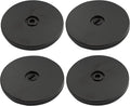 4Pcs Black Acrylic Lazy Susan 4 Inch Turntable Organizer Bearings | Mini Lazy Susan, Small Lazy Susan Turntable, 360° Rotating Swivel Plate for Spice Rack, Cosmetic, Cake, Pantry, DIY Display by Adyoney