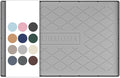 URMONA 22" x 14" Waterproof Silicone Mat in Multiple Sizes & Colors, Under Sink Mat for Kitchen & Bathroom, Pet Food Pad for Dogs & Cats, Kitchen Cabinet Liner, Multi-Purpose for Storage(Light Grey) by URMONA