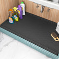 TigeJoy Under Sink Mats for Kitchen Waterproof 28" x 19", Cabinet Liner | Leak-Proof Silicone Mat Sink Protector, Kitchen Essentials Organizer and Storage,Boot or Shoe Tray, Pet Feeding Mat by TigeJoy