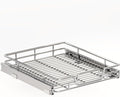 Kitchen Cabinet Pull Out Shelf and Drawer Organizer Slide Out Pantry Storaqe Basket in Multiple Sizes (17" W x 18" D,1 Tier) by Unknown