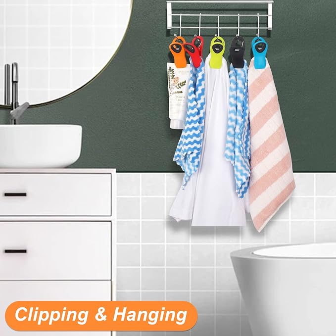 JETMORE 16 Pack Chip Clips Bag Clips, Multicolor Magnetic Chip Clip - Image 3