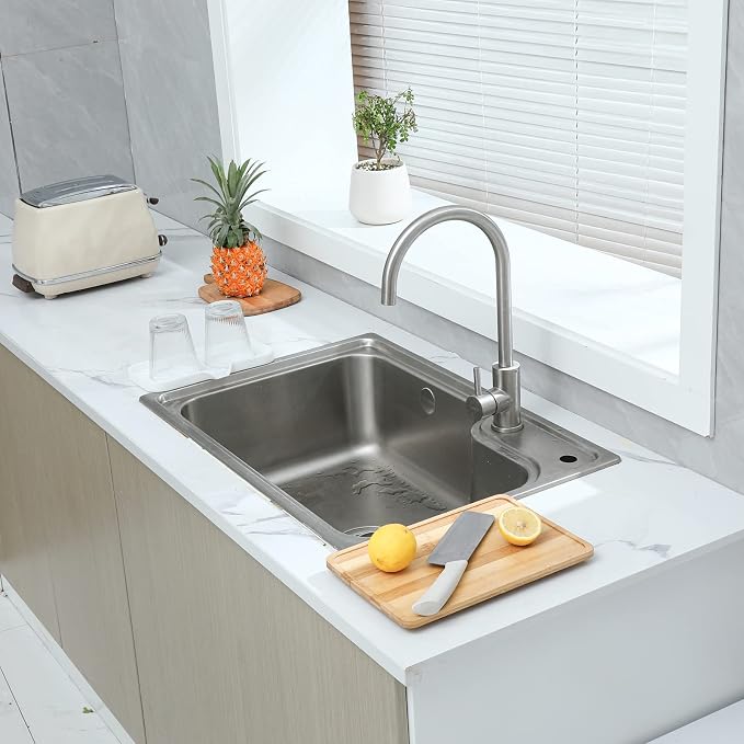 MicoYang Silicone Soap Dish with Drain Spout — Self-Draining Sink Organizer Tray for Bathroom & Kitchen, Sponges, Dispensers & Soap Holder, Non-Slip & Dishwasher Safe, White (Medium, 9.6"×5.3") - Image 6