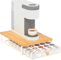 Sedegn Coffee Pod Storage Drawer: Holds 35 K-Cup Pods Coffee Pod Organizer | Sliding Drawer K Cup Holder for Easy Access, Fits Keurig & Coffee Bars, Non-Slip Feet, No Assembly Needed, Oak by sedegnhome