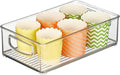 iDesign Stackable Pantry Bin with Handles, Clear | Kitchen Storage, Made in USA by iDesign