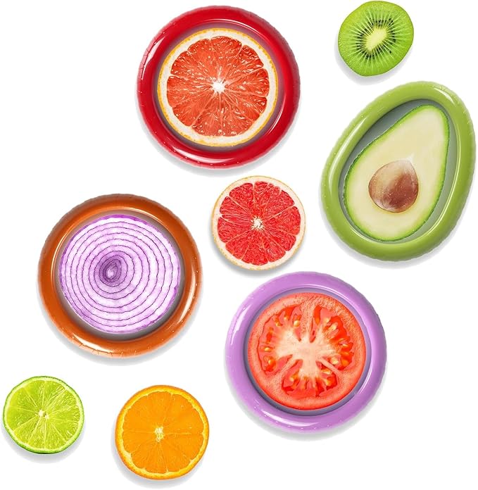 T-Raputa Avocado Saver and Onion Storage - Reusable refrigerator fruit storage containers - is the storage Apples, Tomatoes, Tomato,Garlic for Ideal(4 Set) by T-Raputa
