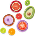 T-Raputa Avocado Saver and Onion Storage - Reusable refrigerator fruit storage containers - is the storage Apples, Tomatoes, Tomato,Garlic for Ideal(4 Set) by T-Raputa