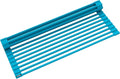 KRAUS Multipurpose Workstation Sink Roll-Up Dish Drying Rack, Colander and Trivet in Aqua, KRM-11AQ by Unknown
