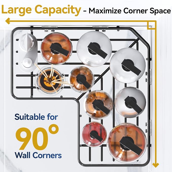 Corner Shower Caddy Adhesive, 100% Rustproof Shower Organizer with Soap Holder, No Drill Shower Shelf for Inside Shower, Wall-Mounted Shower Storage for Homes (3 Pack, Black) - Image 3