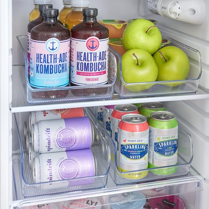 iDesign BPA-Free Plastic Freezer and Fridge Organization Bin for Kitchen, Fridge, Freezer, Pantry and Cabinet Organization, The Linus Collection – 11" x 7" x 3.5", Clear | BPA-Free Plastic, Freezer and Fridge Organization, For Kitchen, Pantry and Cabinet - Image 7